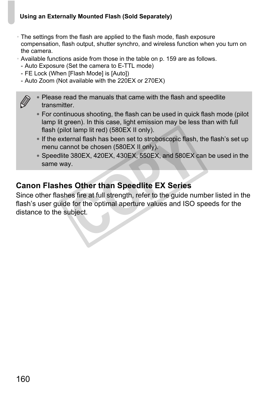 Co py | Canon POWERSHOT SX201S User Manual | Page 160 / 180