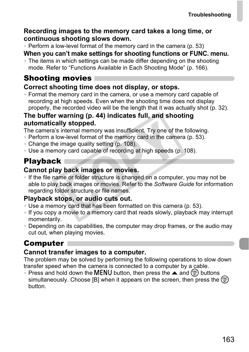 Co p y | Canon POWERSHOT SX201S User Manual | Page 163 / 180