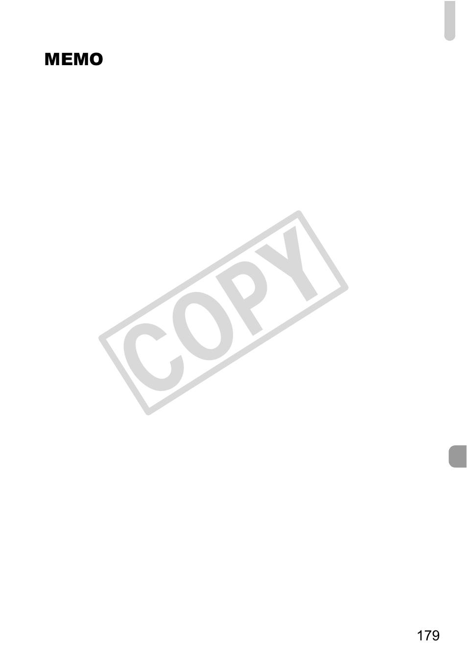 Co py | Canon POWERSHOT SX201S User Manual | Page 179 / 180