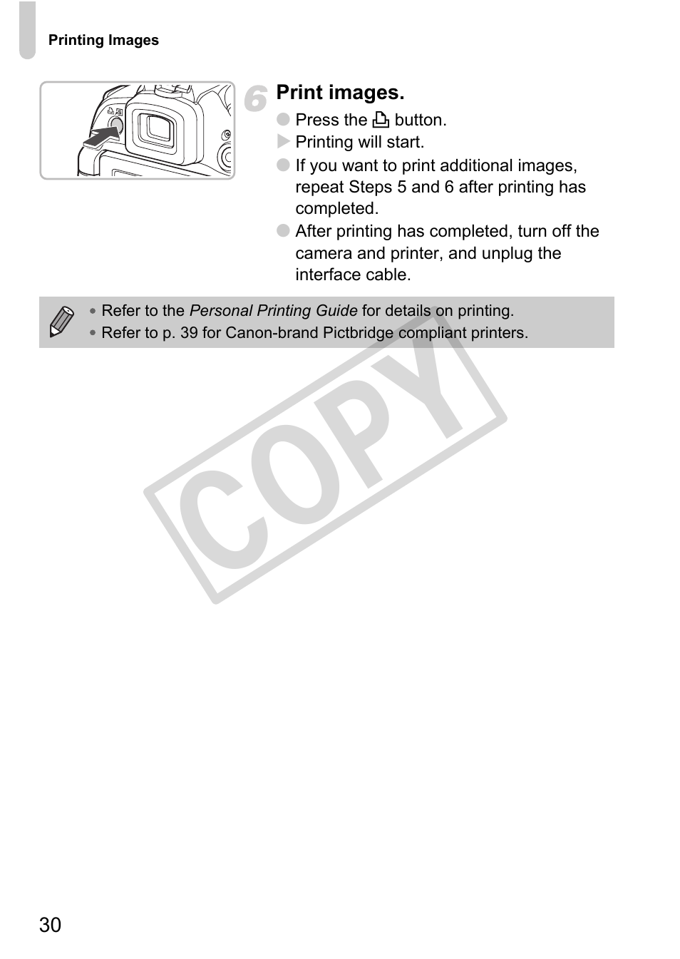 Co py | Canon POWERSHOT SX201S User Manual | Page 30 / 180