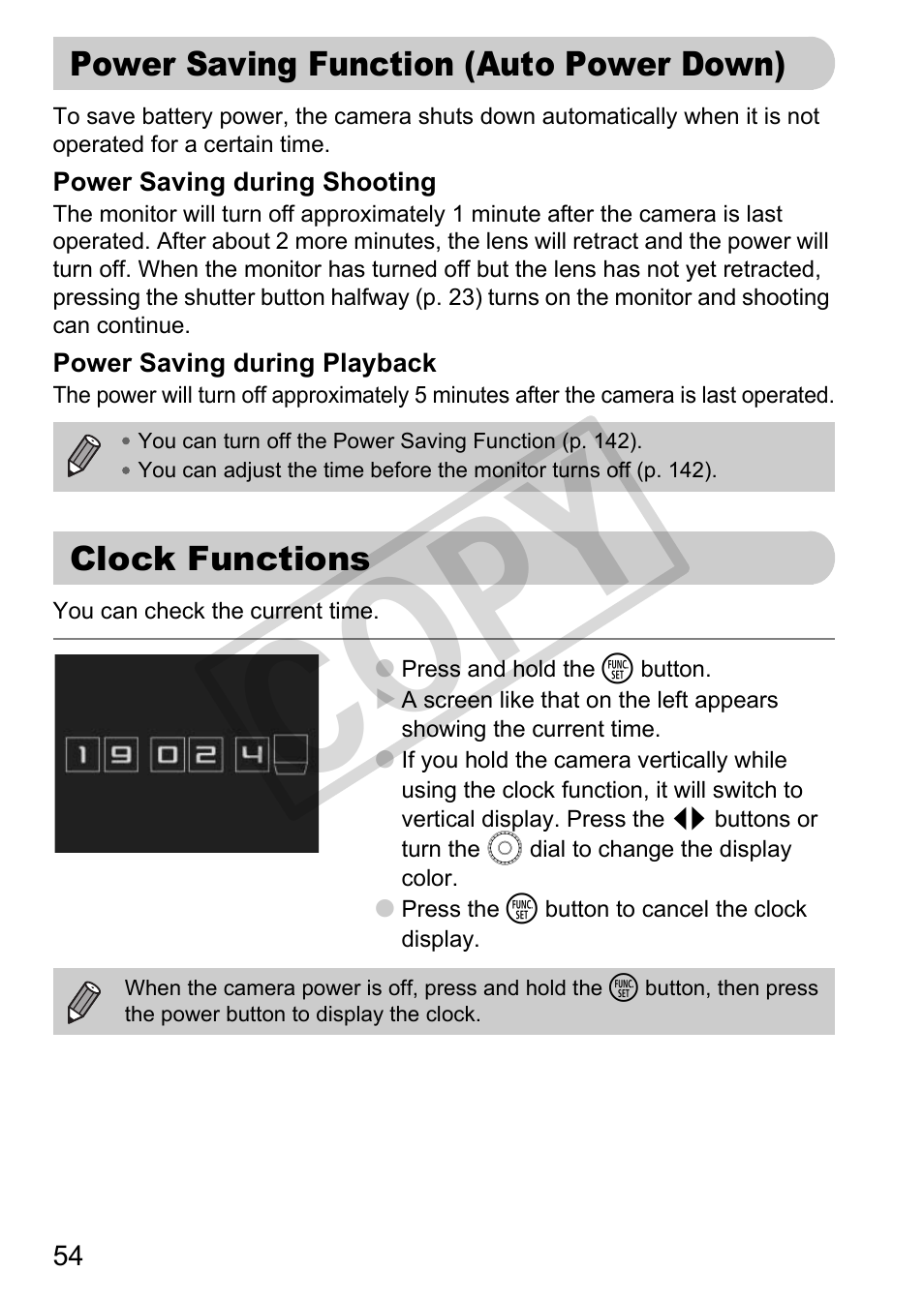 Co py | Canon POWERSHOT SX201S User Manual | Page 54 / 180