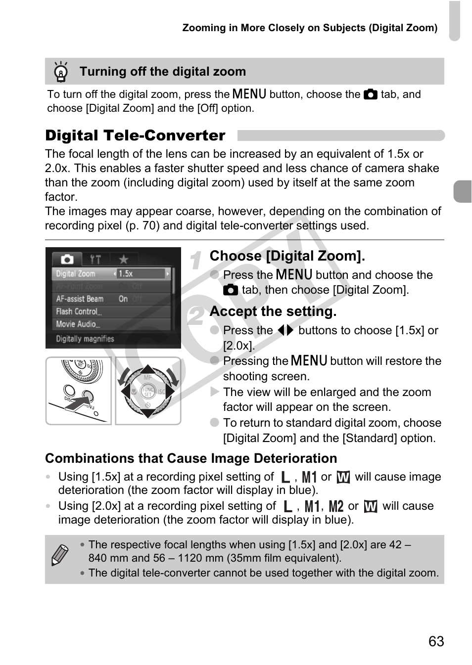 P. 63), Co py | Canon POWERSHOT SX201S User Manual | Page 63 / 180