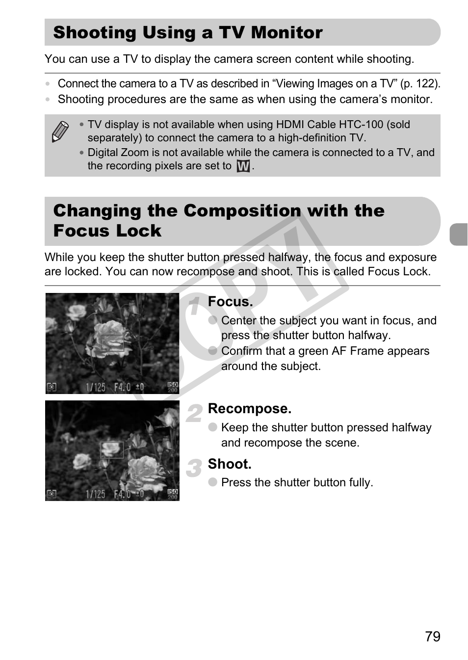Co py | Canon POWERSHOT SX201S User Manual | Page 79 / 180