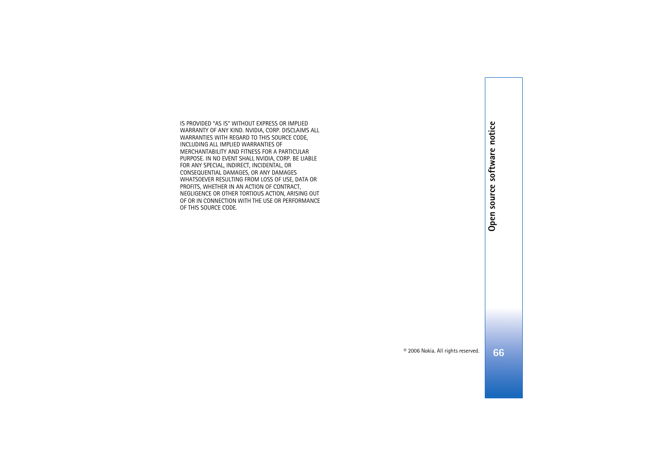 Nokia N800 User Manual | Page 66 / 66