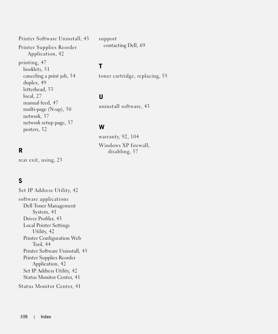 Dell 1710n User Manual | Page 108 / 108