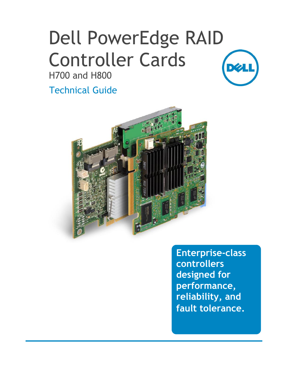 Dell POWEREDGE RADI H800 User Manual | 29 pages