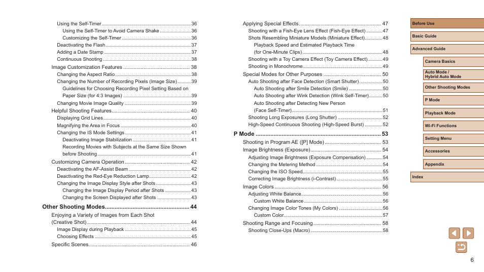 Canon PowerShot ELPH 360 HS Digital Camera (Silver) User Manual | Page 6 / 157