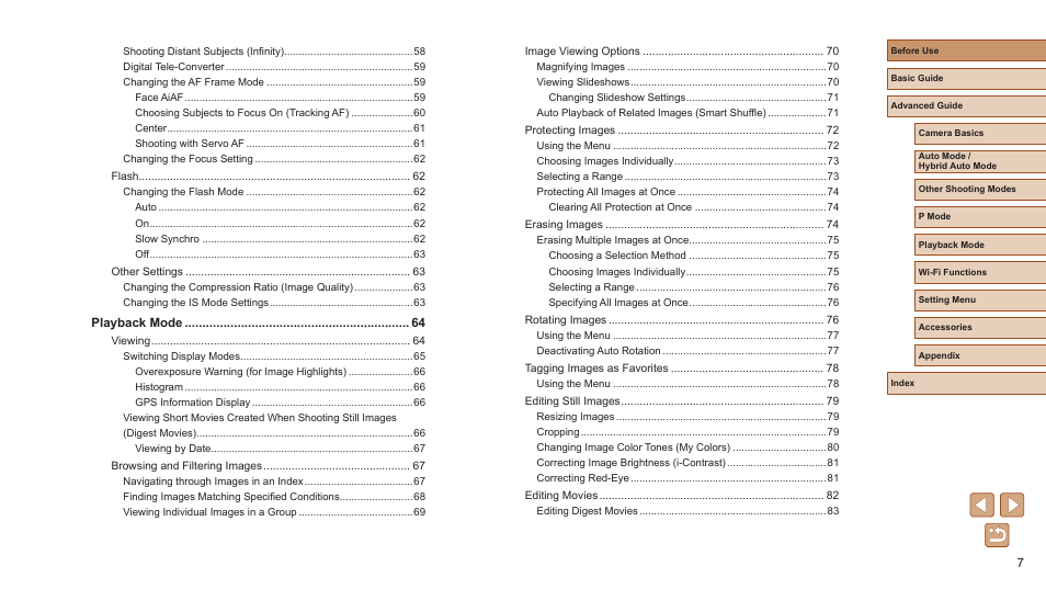 Canon PowerShot ELPH 360 HS Digital Camera (Silver) User Manual | Page 7 / 157