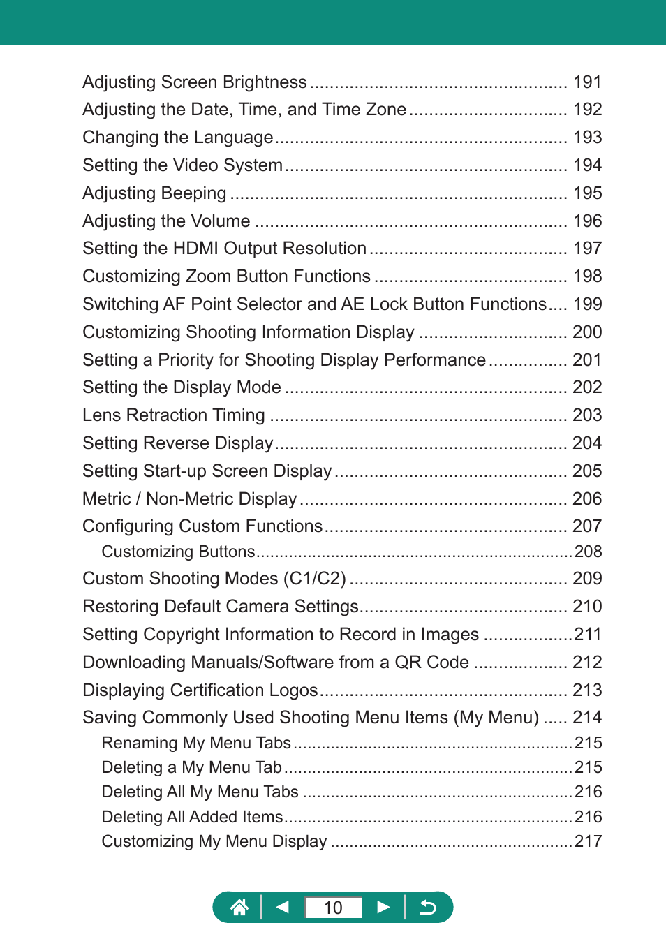 Canon PowerShot SX70 HS Digital Camera User Manual | Page 10 / 289