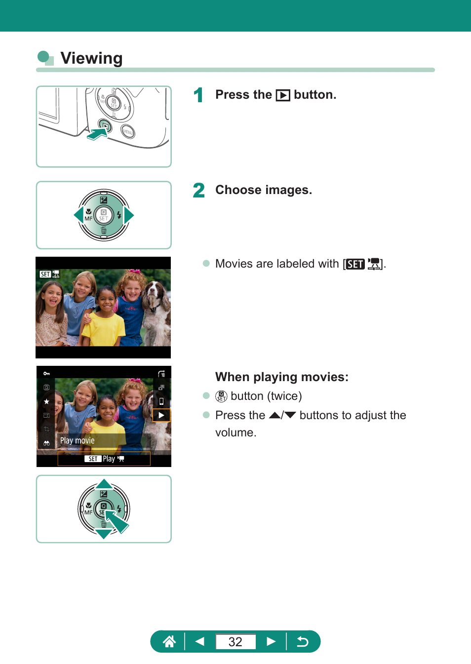 Viewing | Canon PowerShot SX70 HS Digital Camera User Manual | Page 32 / 289