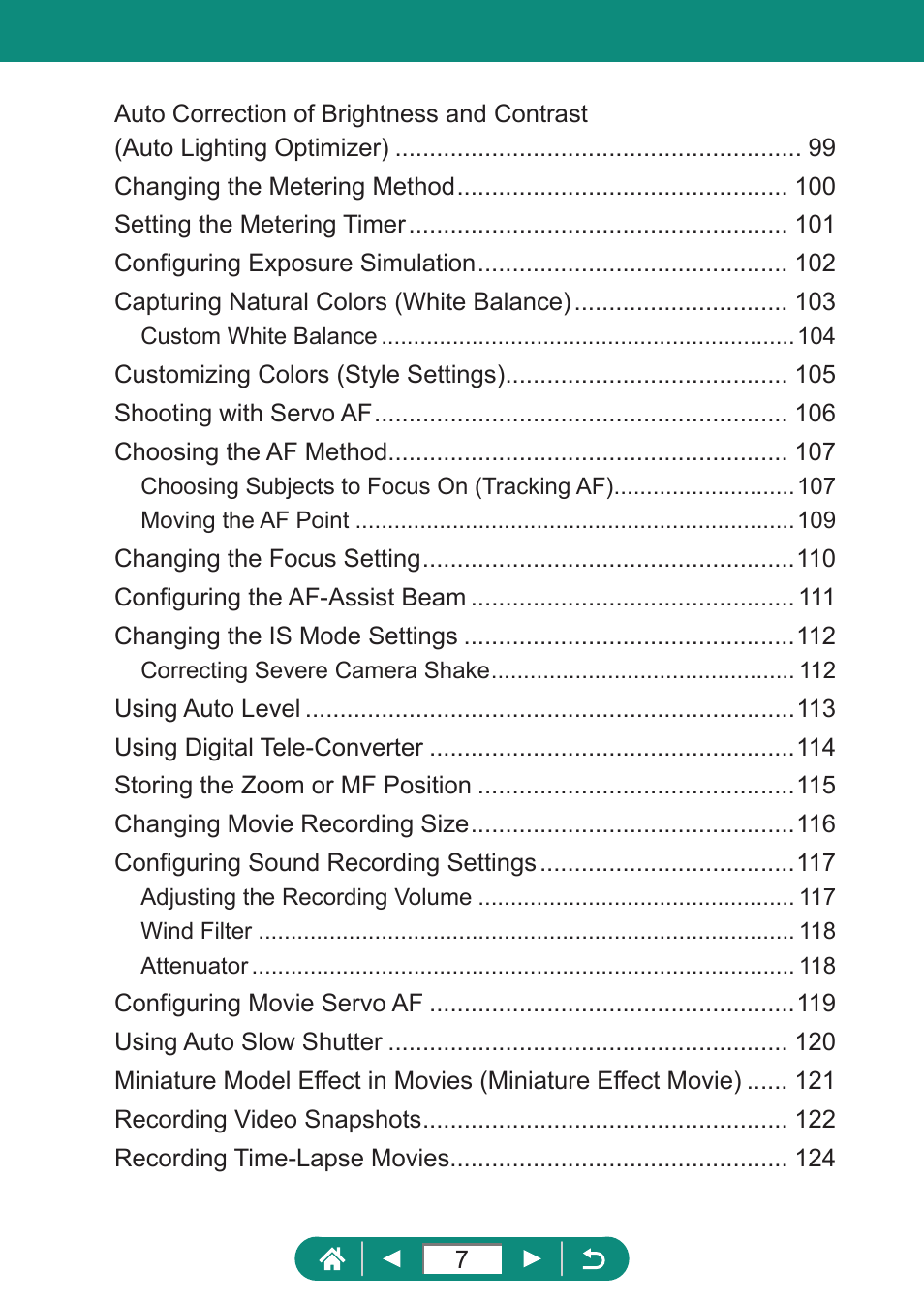 Canon PowerShot SX70 HS Digital Camera User Manual | Page 7 / 289