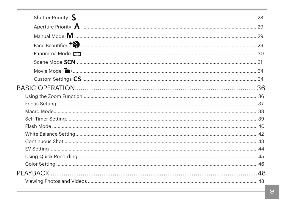 Basic operation, Playback | Kodak PIXPRO AZ425 Digital Camera (Black) User Manual | Page 10 / 94