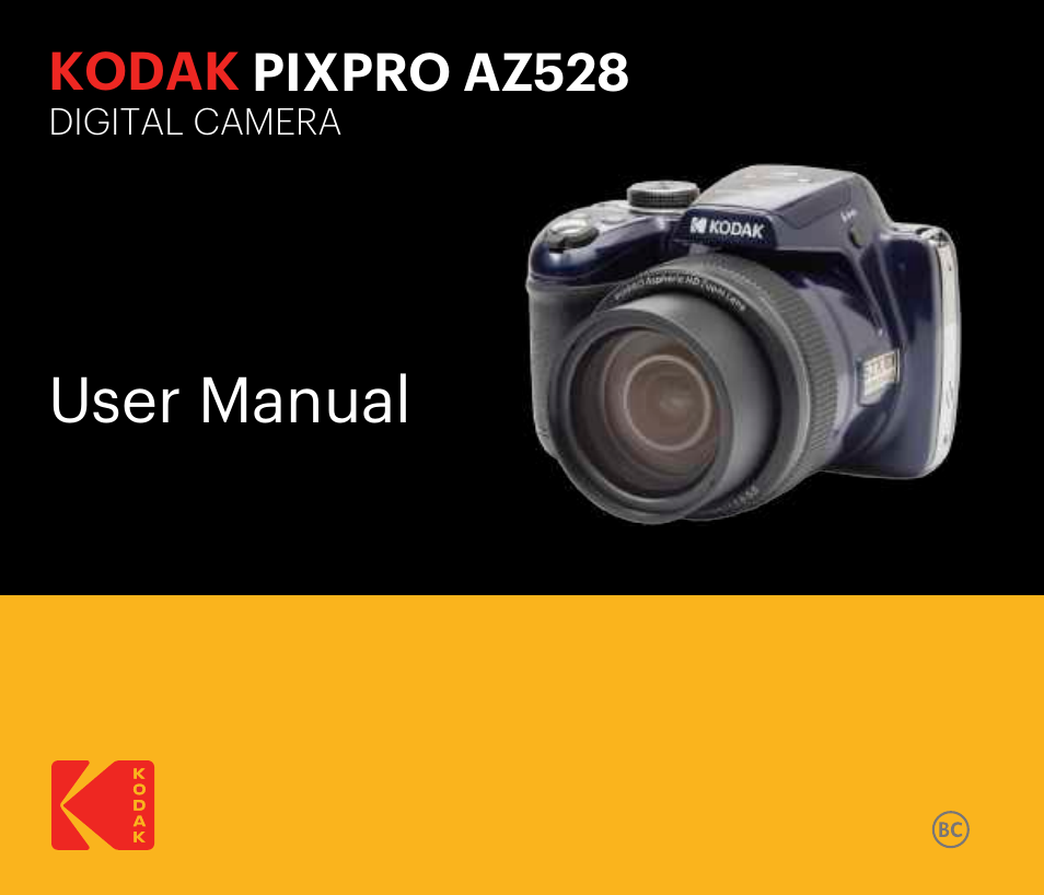 Kodak PIXPRO AZ528 Digital Camera (Black) User Manual | 123 pages