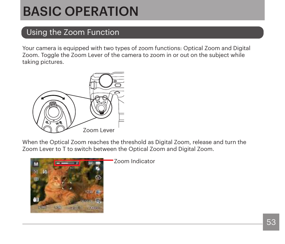 Basic operation | Kodak PIXPRO AZ528 Digital Camera (Black) User Manual | Page 54 / 123