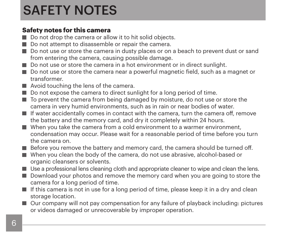 Kodak PIXPRO AZ528 Digital Camera (Black) User Manual | Page 7 / 123