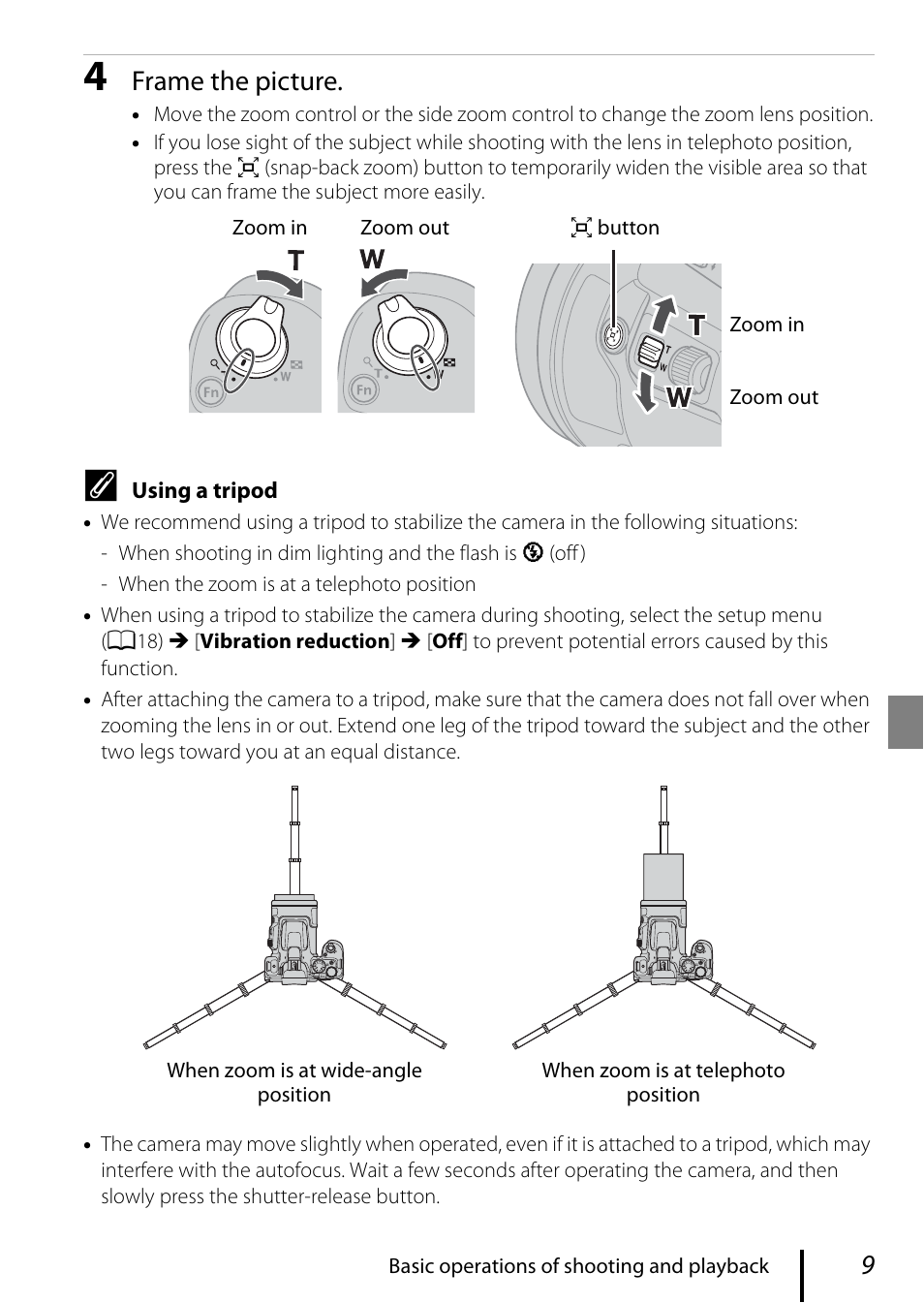 Frame the picture | Nikon COOLPIX P950 Digital Camera User Manual | Page 19 / 44