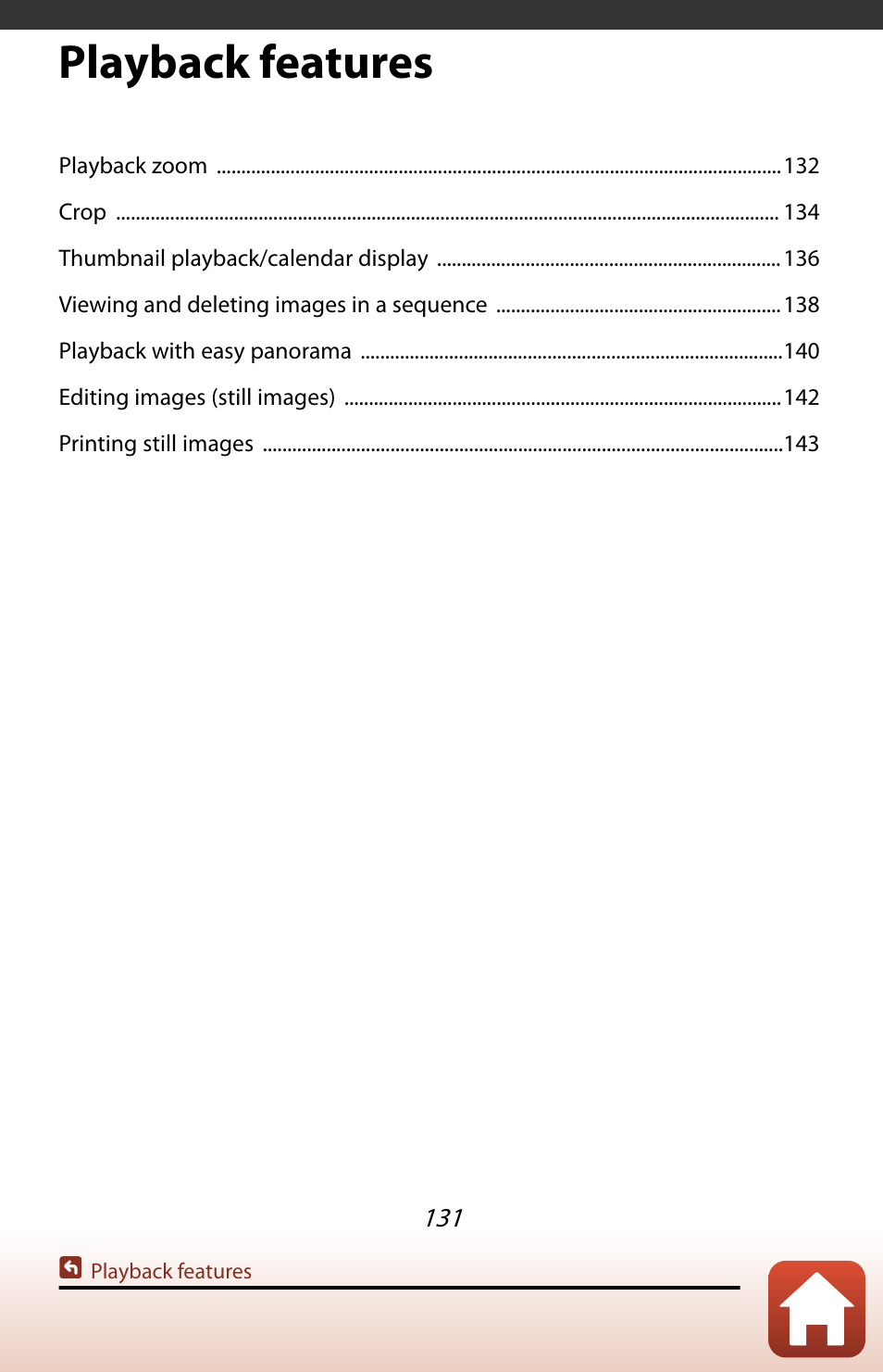 Playback features | Nikon COOLPIX P950 Digital Camera User Manual | Page 131 / 306