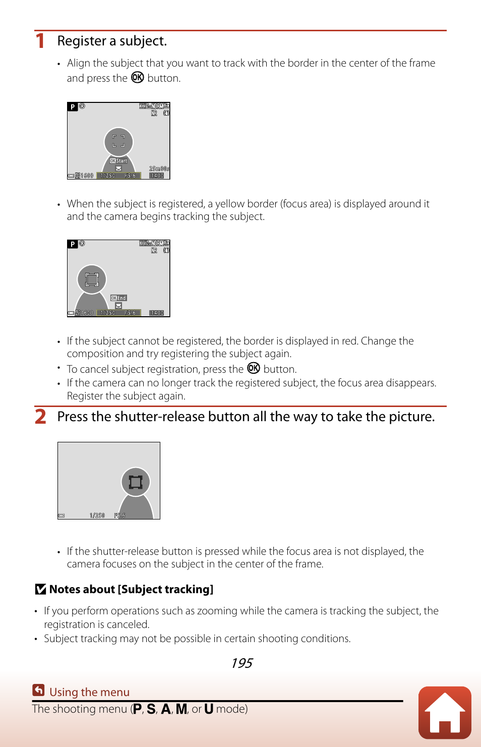 Register a subject | Nikon COOLPIX P950 Digital Camera User Manual | Page 195 / 306