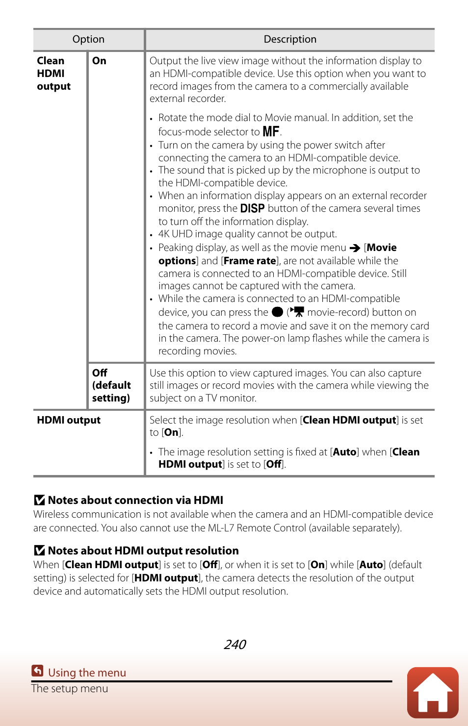 Nikon COOLPIX P950 Digital Camera User Manual | Page 240 / 306