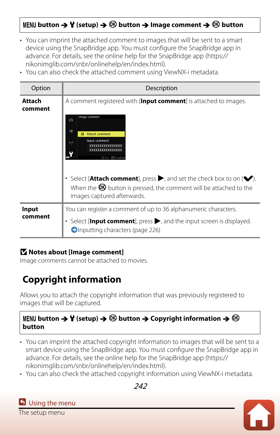 Copyright information | Nikon COOLPIX P950 Digital Camera User Manual | Page 242 / 306