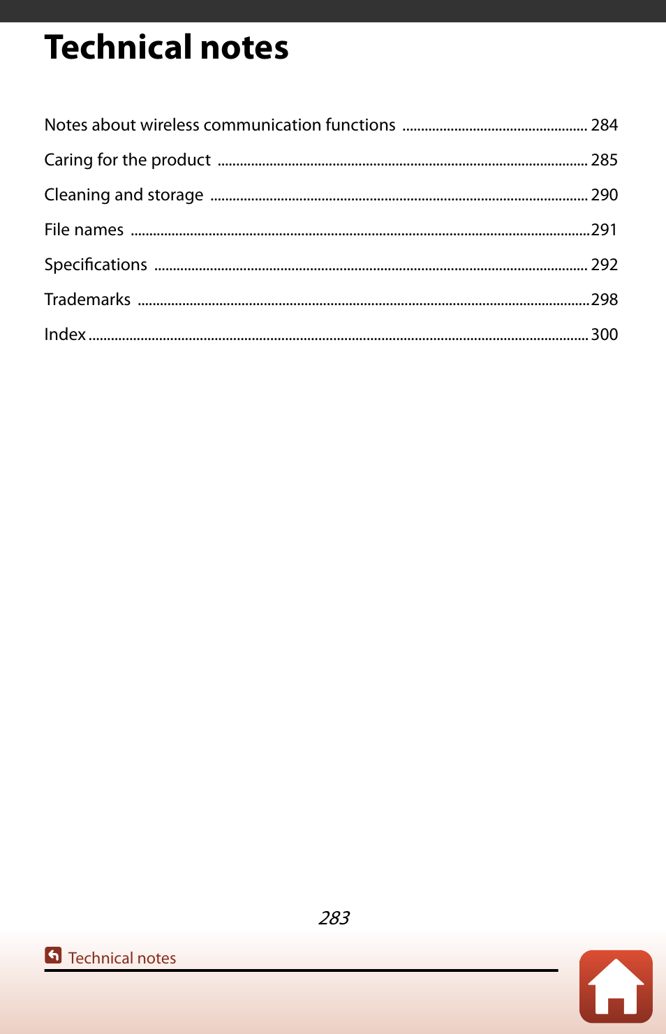 Technical notes | Nikon COOLPIX P950 Digital Camera User Manual | Page 283 / 306