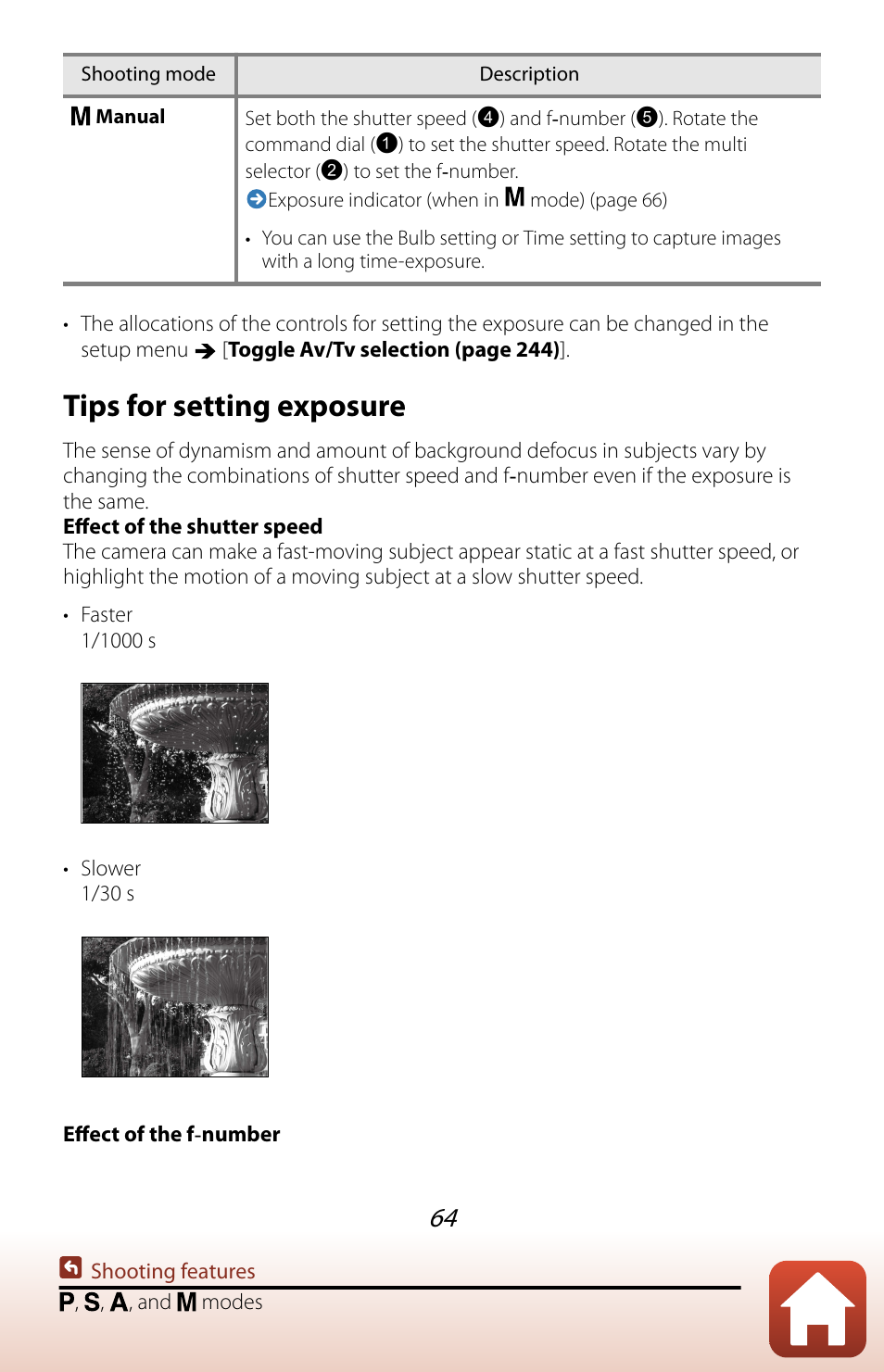 Tips for setting exposure | Nikon COOLPIX P950 Digital Camera User Manual | Page 64 / 306
