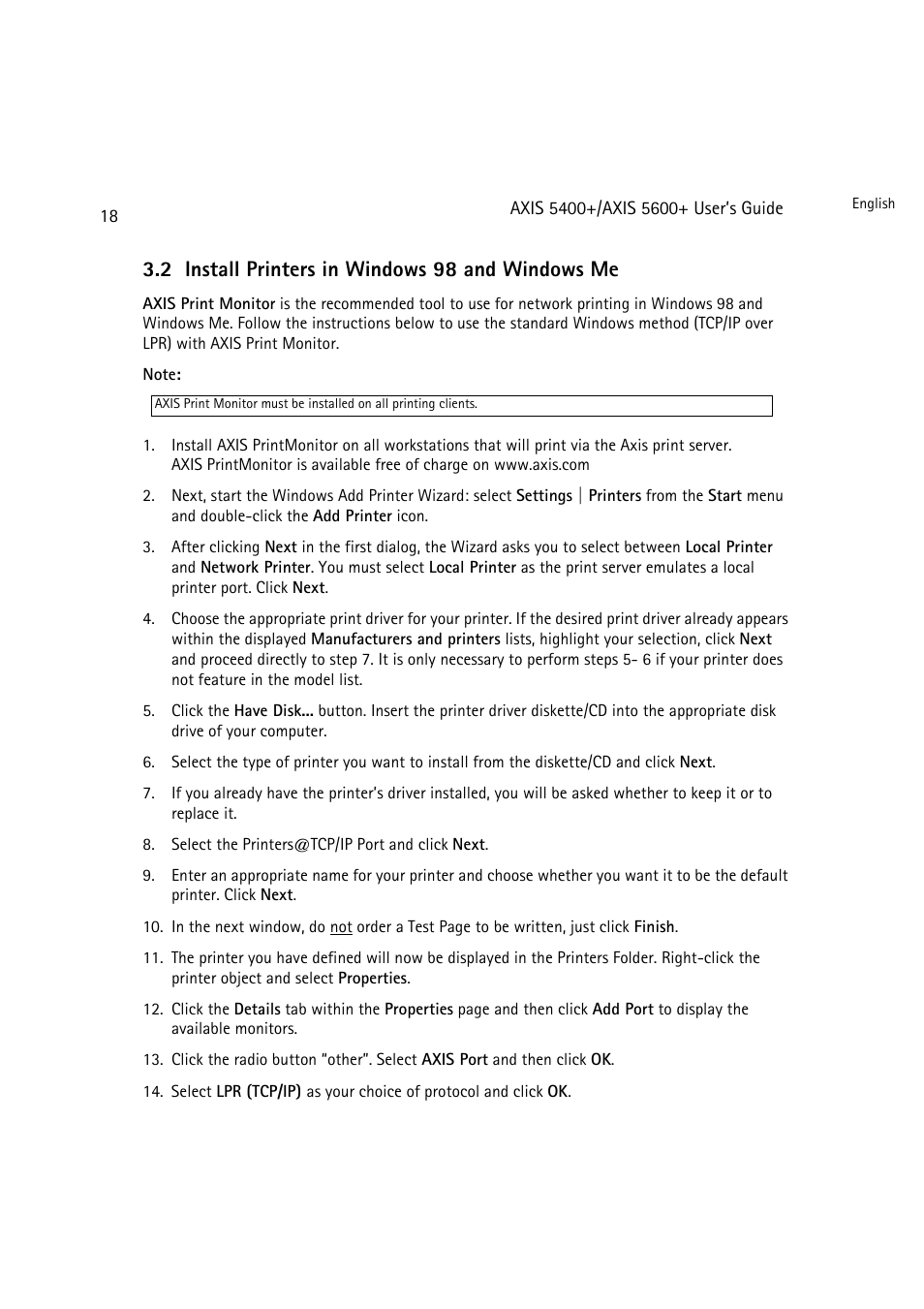 2 install printers in windows 98 and windows me | Dell 5400+ User Manual | Page 18 / 119