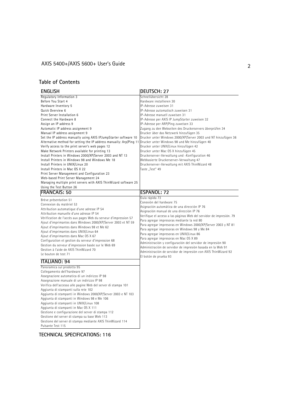 Dell 5400+ User Manual | Page 2 / 119