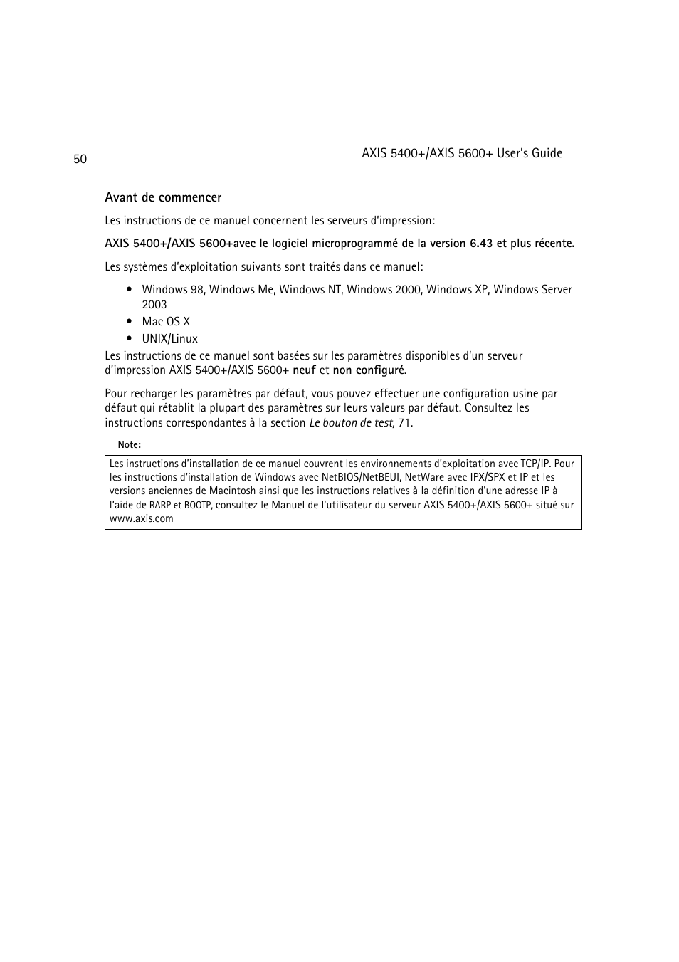 Francais | Dell 5400+ User Manual | Page 50 / 119