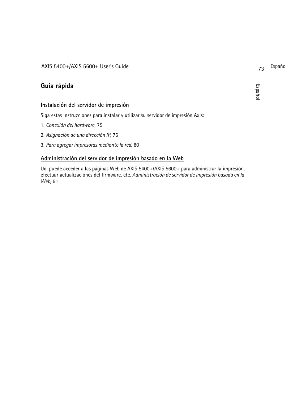 Guía rápida | Dell 5400+ User Manual | Page 73 / 119