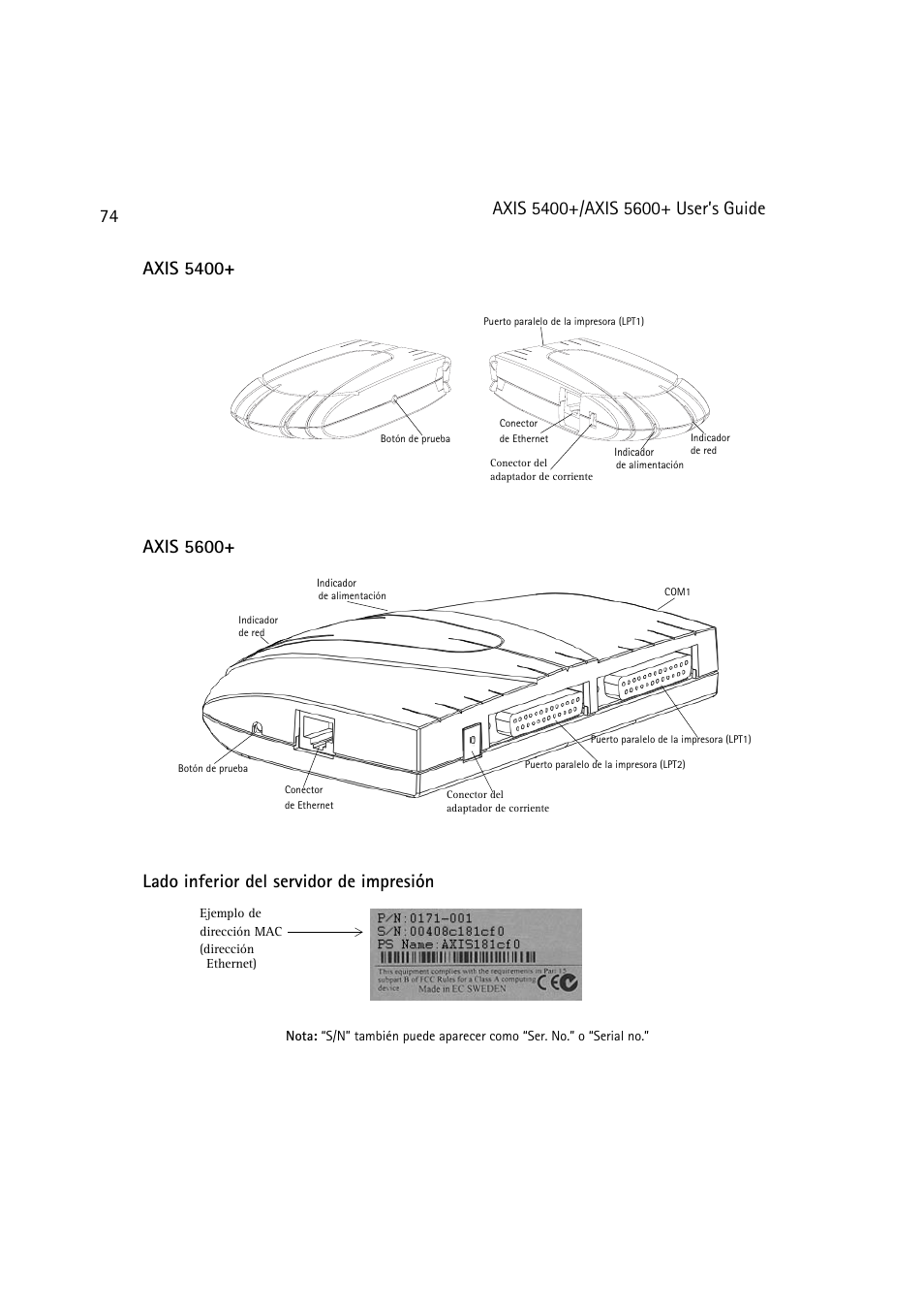 Dell 5400+ User Manual | Page 74 / 119