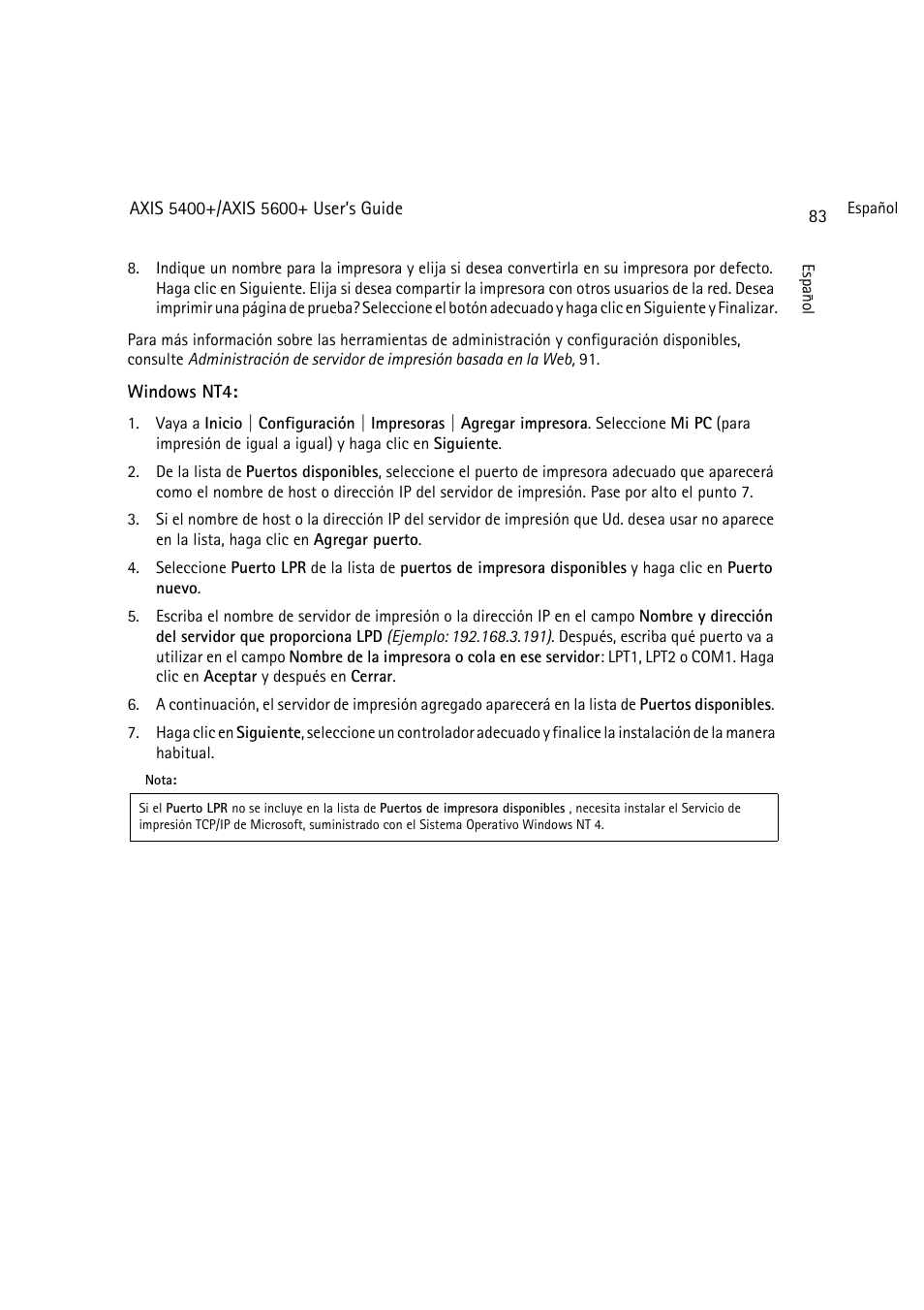 Dell 5400+ User Manual | Page 83 / 119