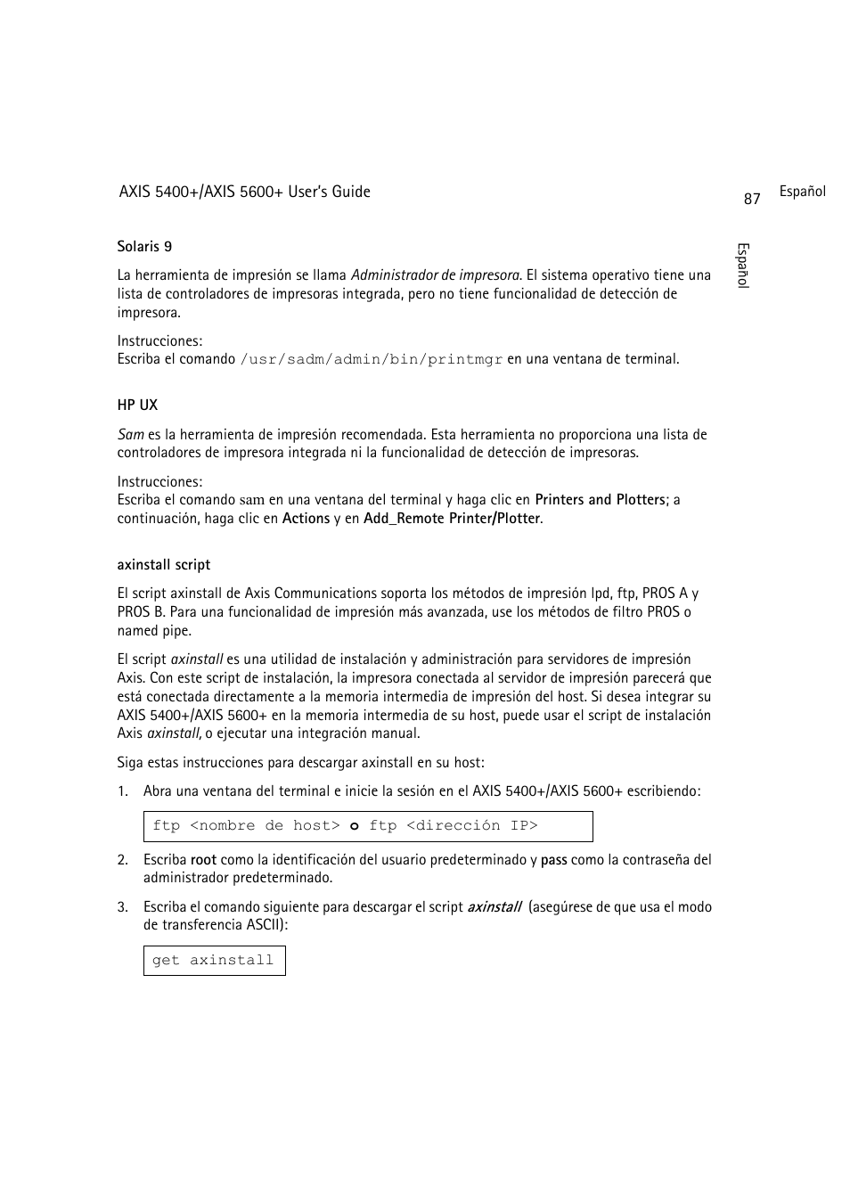 Dell 5400+ User Manual | Page 87 / 119