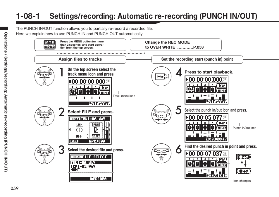 Zoom H4n Pro 4-Input / 4-Track Portable Handy Recorder Kit with Protective Case (Black) User Manual | Page 57 / 151