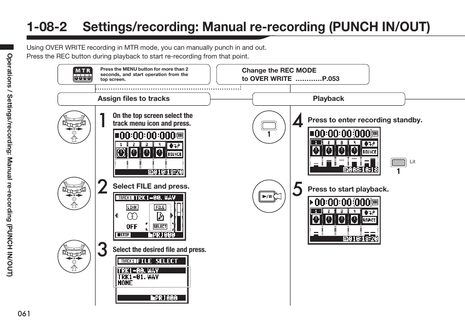 Zoom H4n Pro 4-Input / 4-Track Portable Handy Recorder Kit with Protective Case (Black) User Manual | Page 59 / 151