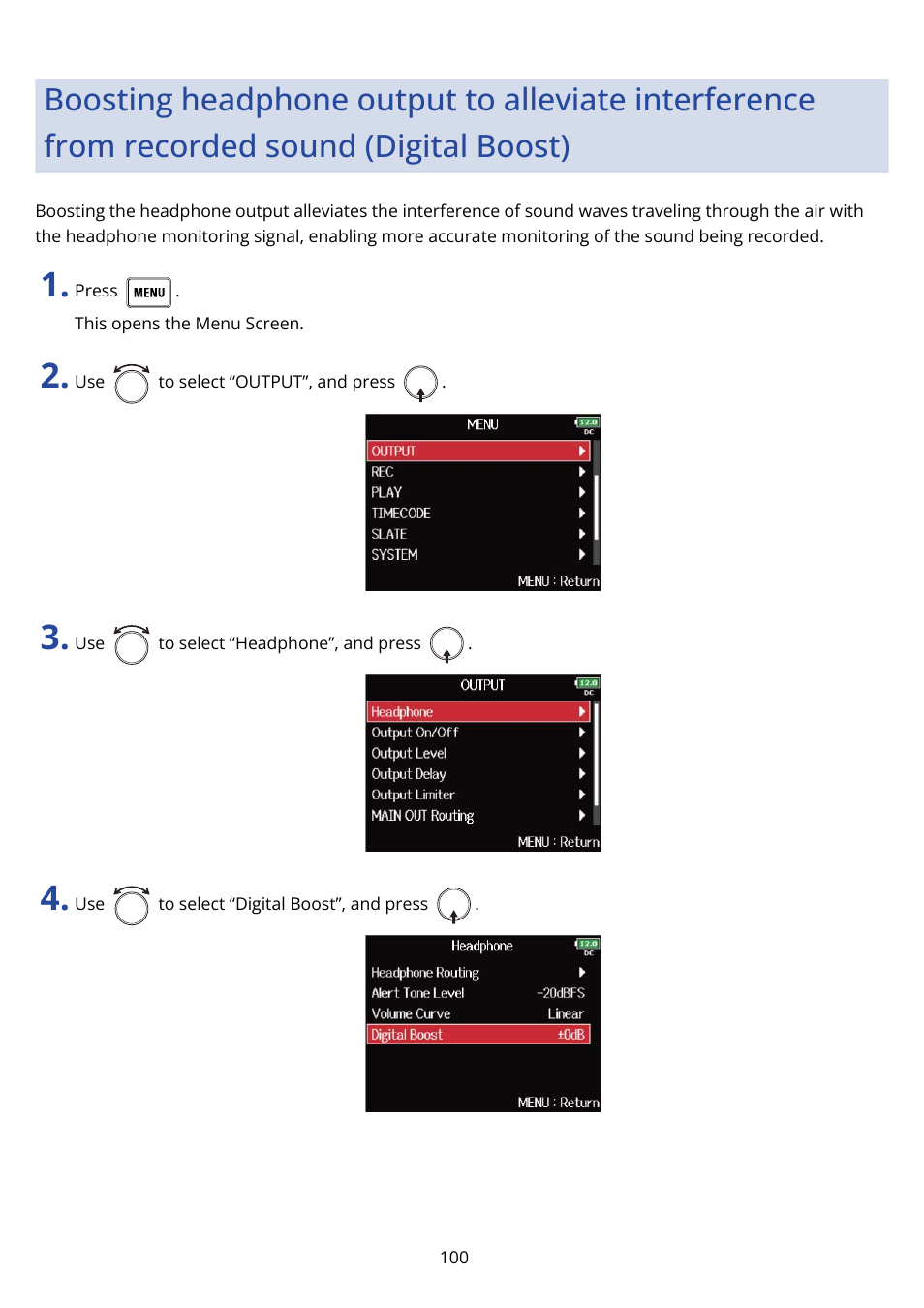 Zoom F8n Pro 8-Input / 10-Track Multitrack Field Recorder User Manual | Page 100 / 316