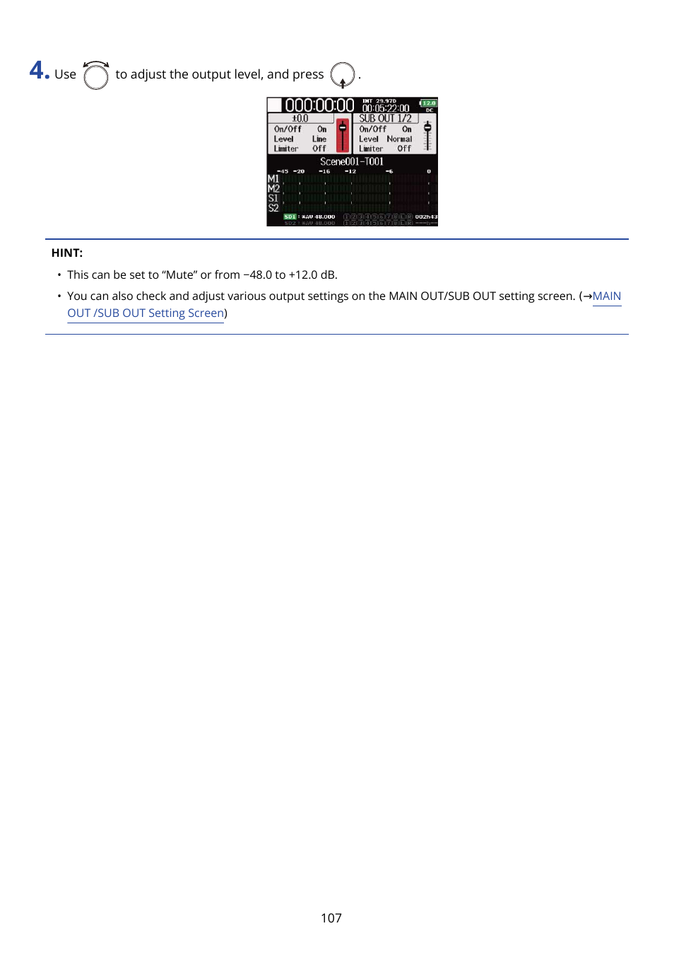Zoom F8n Pro 8-Input / 10-Track Multitrack Field Recorder User Manual | Page 107 / 316