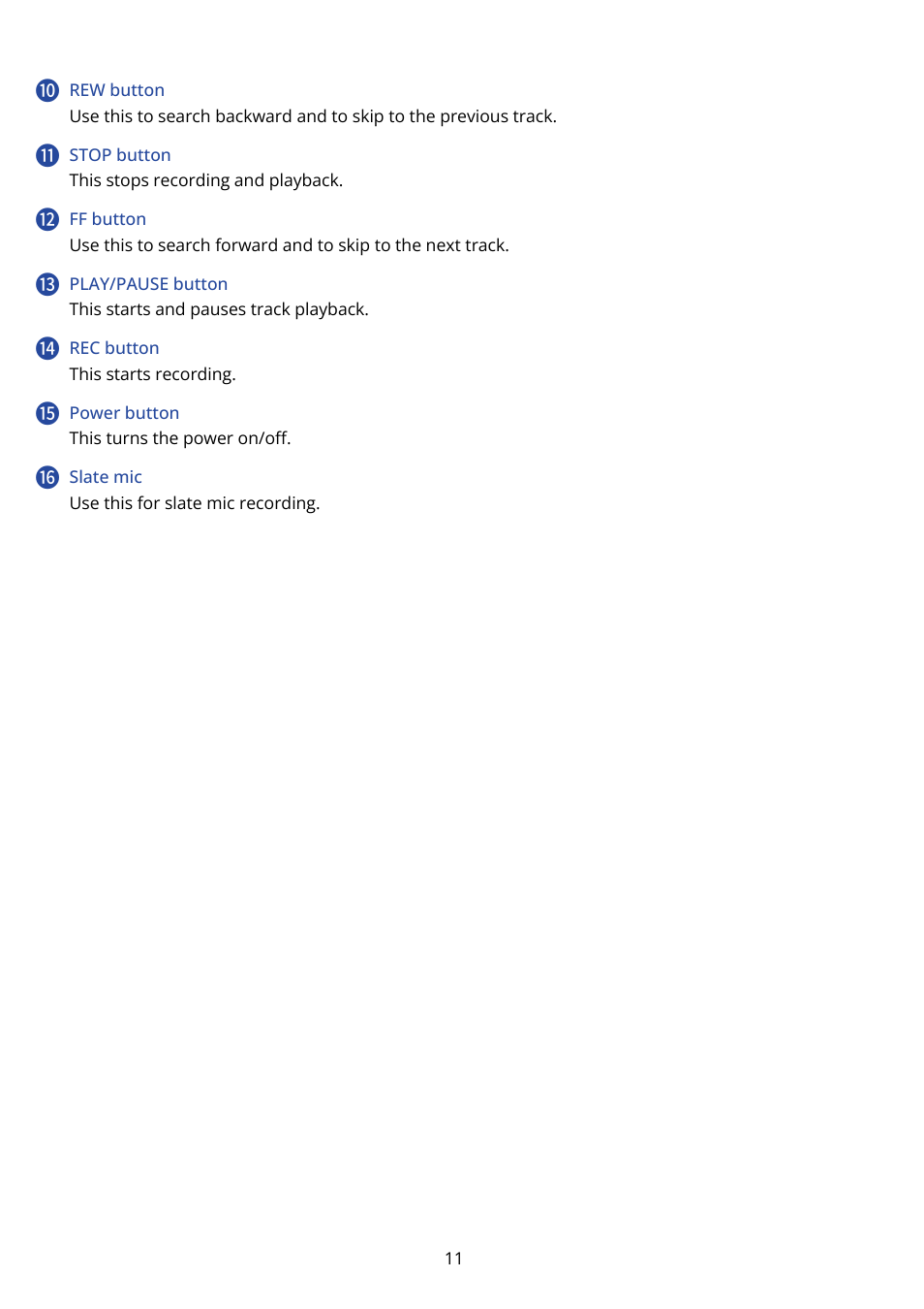 Zoom F8n Pro 8-Input / 10-Track Multitrack Field Recorder User Manual | Page 11 / 316