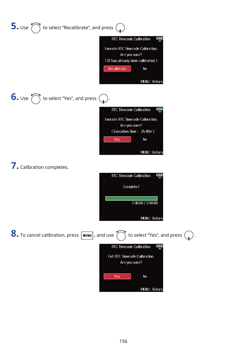 Zoom F8n Pro 8-Input / 10-Track Multitrack Field Recorder User Manual | Page 156 / 316