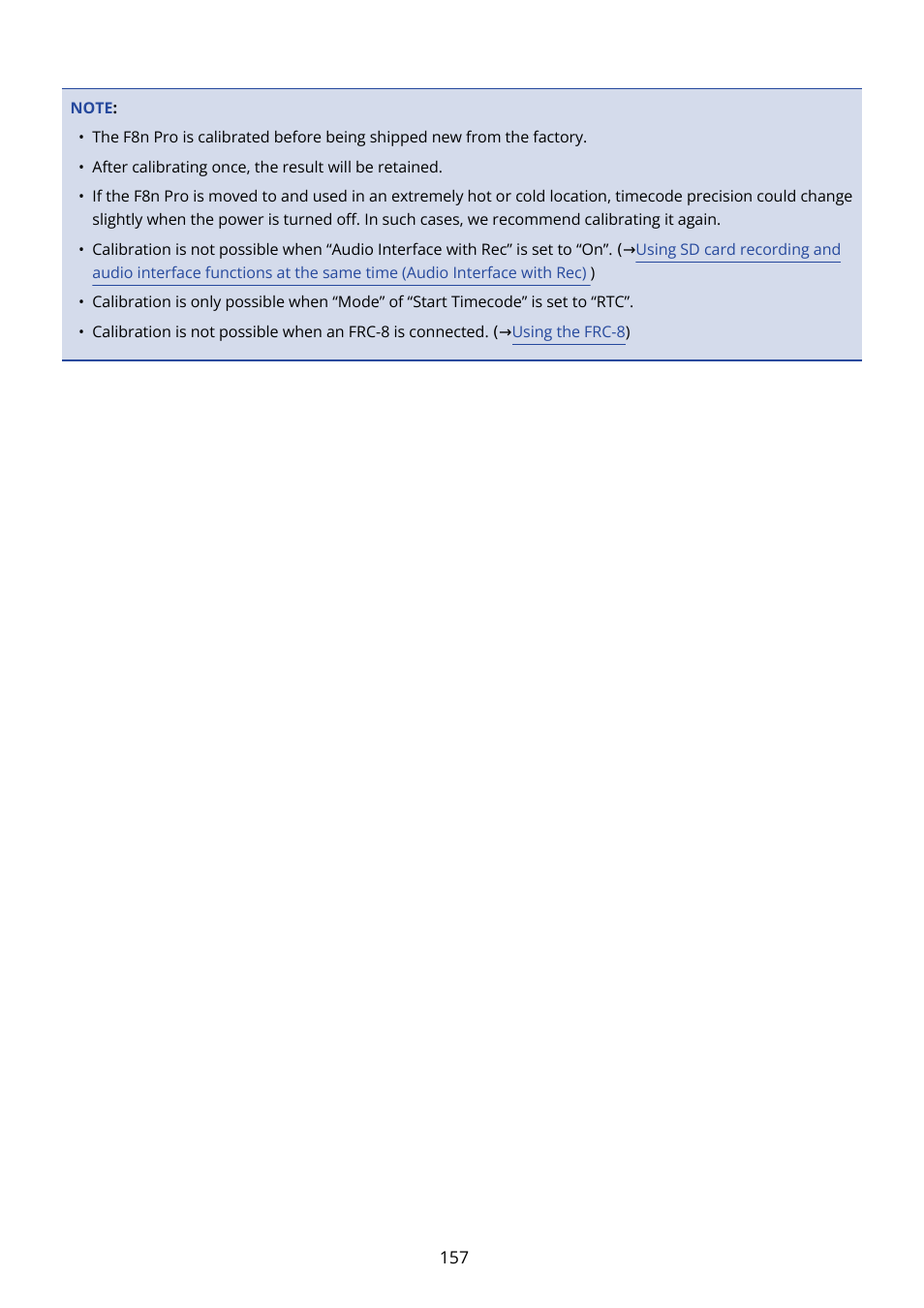 Zoom F8n Pro 8-Input / 10-Track Multitrack Field Recorder User Manual | Page 157 / 316