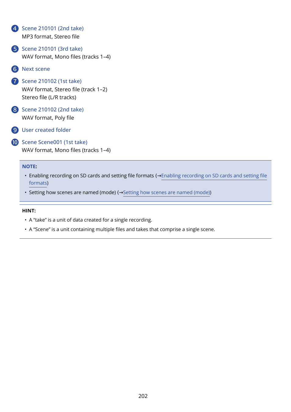 Zoom F8n Pro 8-Input / 10-Track Multitrack Field Recorder User Manual | Page 202 / 316