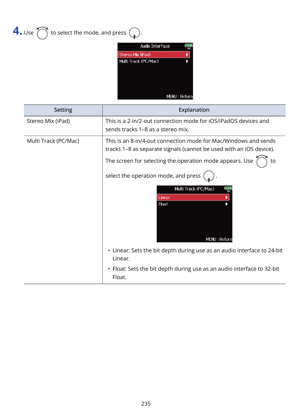 Zoom F8n Pro 8-Input / 10-Track Multitrack Field Recorder User Manual | Page 235 / 316