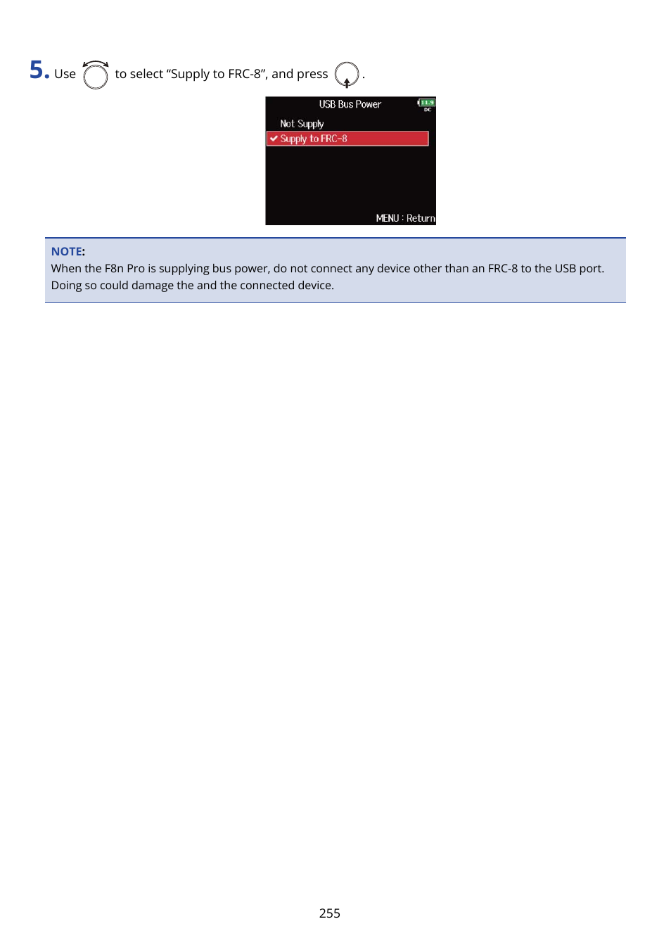 Zoom F8n Pro 8-Input / 10-Track Multitrack Field Recorder User Manual | Page 255 / 316