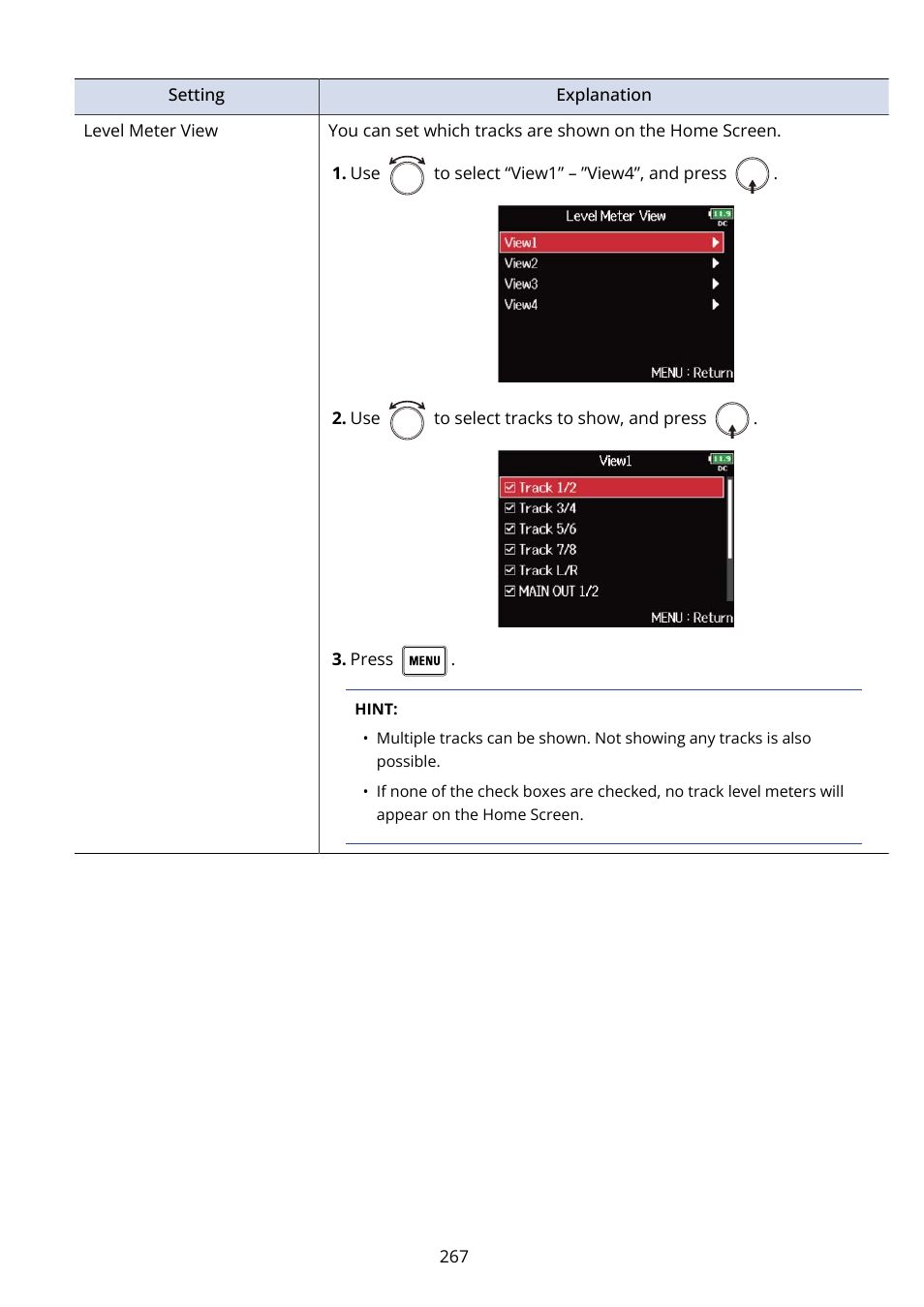 Zoom F8n Pro 8-Input / 10-Track Multitrack Field Recorder User Manual | Page 267 / 316