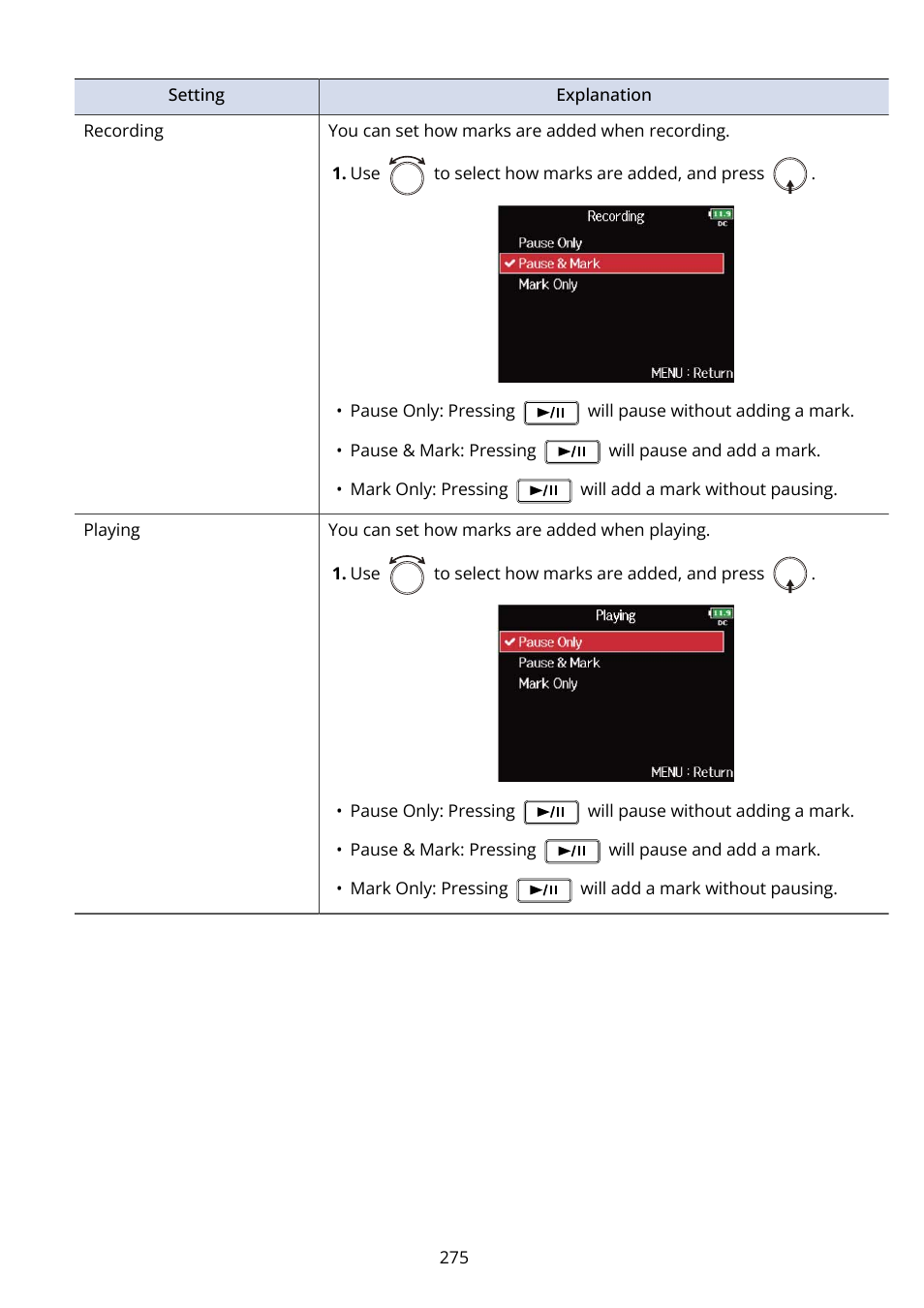 Zoom F8n Pro 8-Input / 10-Track Multitrack Field Recorder User Manual | Page 275 / 316