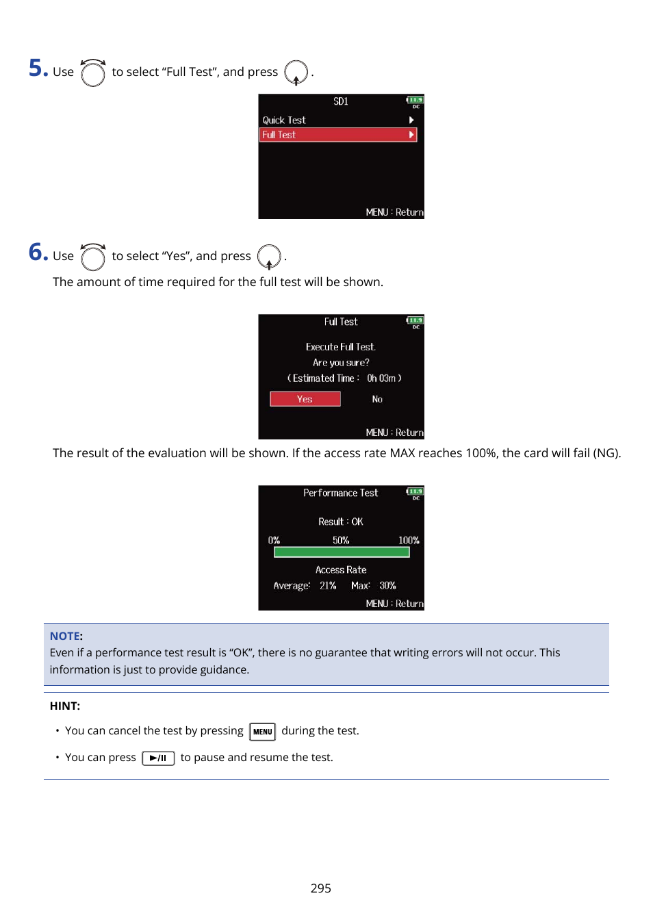 Zoom F8n Pro 8-Input / 10-Track Multitrack Field Recorder User Manual | Page 295 / 316