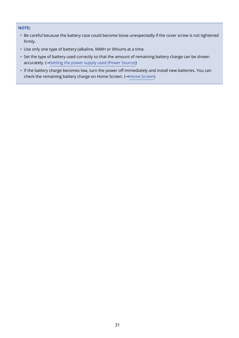 Zoom F8n Pro 8-Input / 10-Track Multitrack Field Recorder User Manual | Page 31 / 316