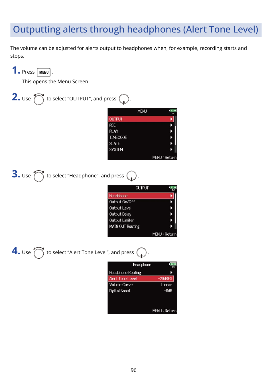 Zoom F8n Pro 8-Input / 10-Track Multitrack Field Recorder User Manual | Page 96 / 316