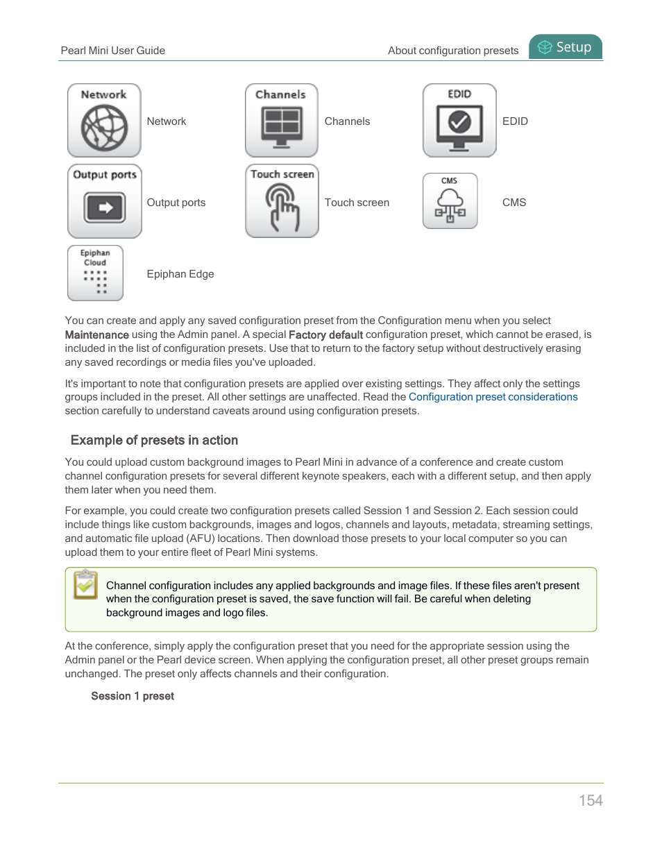 Epiphan Pearl Mini Live Video Production System with 512GB SSD (NA/JP) User Manual | Page 165 / 459
