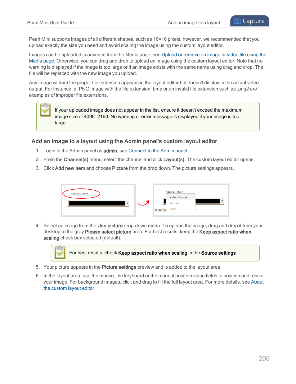 Epiphan Pearl Mini Live Video Production System with 512GB SSD (NA/JP) User Manual | Page 217 / 459